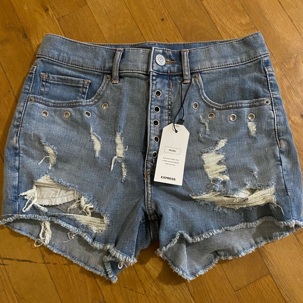 Express jean shorts